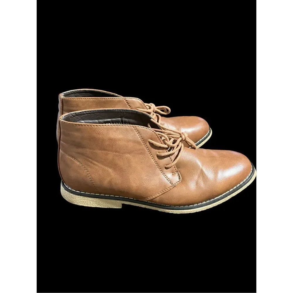 London Fog LFM - Broadstreet Brown Chukka Boots / SZ: 10